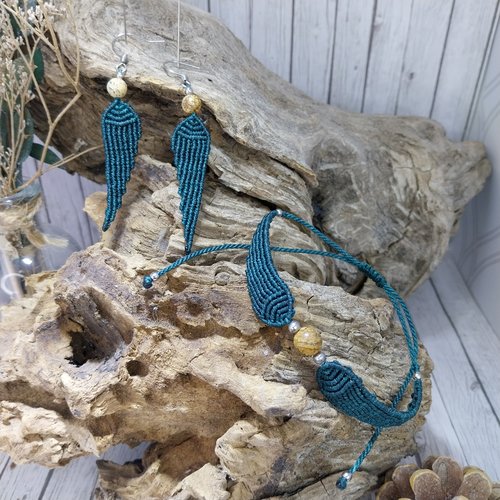 Bracelet et/ou boucle d’oreille ange