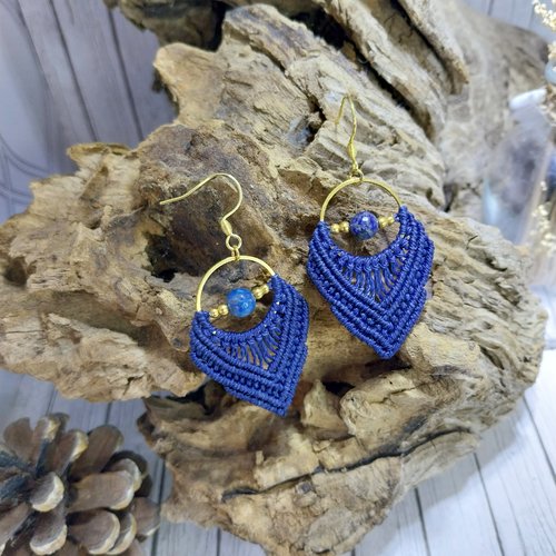 Boucle doreille maya