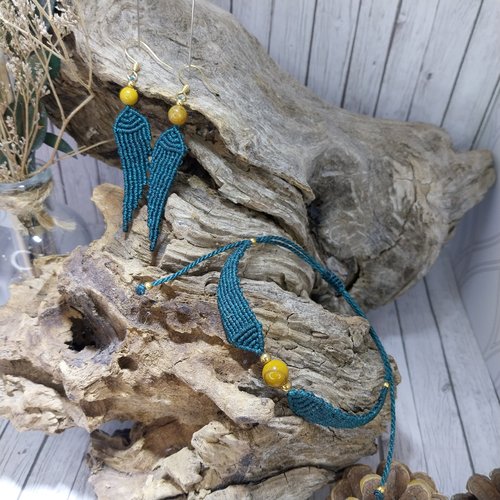 Bracelet et/ou boucle d’oreille ange