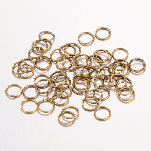 FEPITO 1540 pièces Kit d'anneaux de saut anneaux de saut ouverts Kit de fabrication de bijoux en or et fermoirs à homard pour la fabrication de boucles d'oreilles collier Bracelet bijoux fournitures 