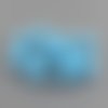 10 pompons boule bleu clair 20mm