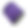 Cordon suédine violet 3 x 2mm ( 1 mètres )