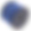 Cordon suédine bleu foncé 3 x 2mm ( 1 mètres )