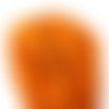 Cordon simili cuir orange 6mm ( 1 mètre )