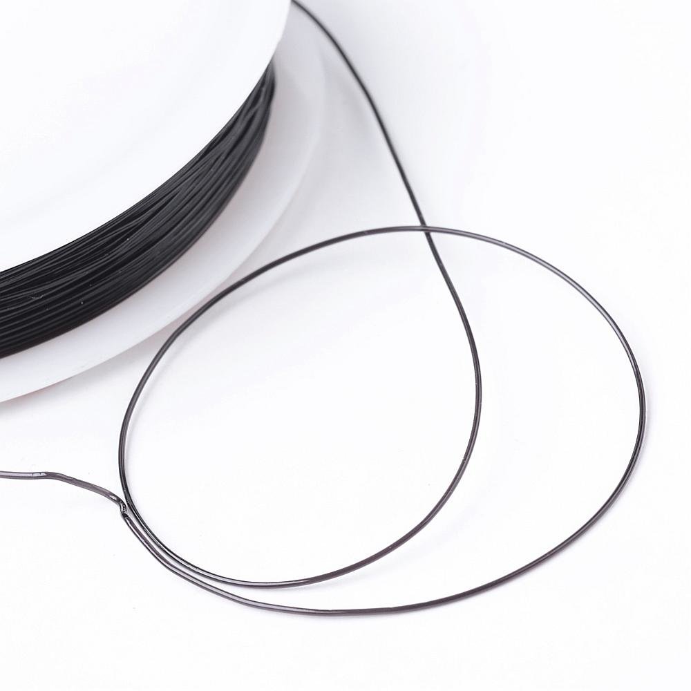 Fil élastique blanc pour couture, 12 mm x 100 m - pour bracelets, bandeaux,  lingerie, rubans - Rouleau de fil doux élastique.