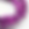 10 perles tête de mort violet 10mm