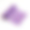 Ruban violet maille en plastique 1 mètre x 12cm