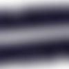 Suédine a frange 30mm bleu foncé ( 1 mètre )