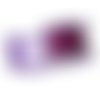 1 ruban autocollant violet décoratif léopard 41mm x 26mm
