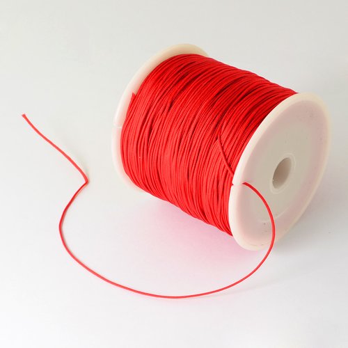 Fil nylon rouge 0.5 mm ( 3 mètres ) - Un grand marché