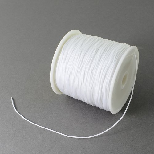 Fil nylon blanc 0.5 mm ( 3 mètres )