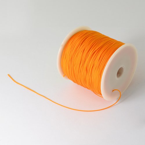 Fil nylon orange 0.5 mm ( 3 mètres )
