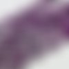 5 perles croix violet 16mm