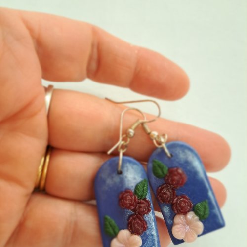 Boucles d'oreilles fleurs