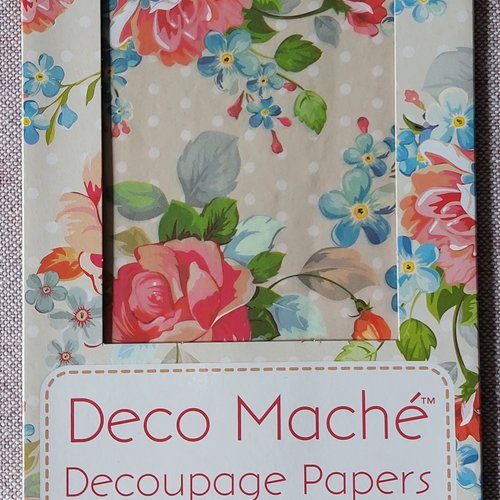 Papier décoratif à coller / decopatch marque first édition paper