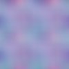 Tissu coton colibri mauves, violet sur fond blanc coupon 50 x 80cm