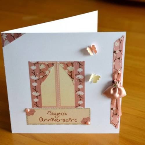 Carte Joyeux Anniversaire Romantique Avec Enveloppe Assortie Un Grand Marche