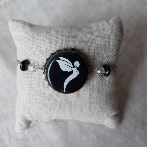 Bracelet réglable avec capsule "elfe"
