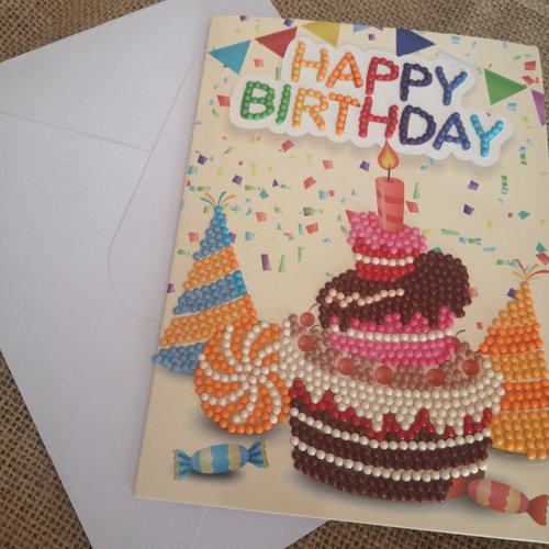 Carte d'anniversaire "joli gâteau !"
