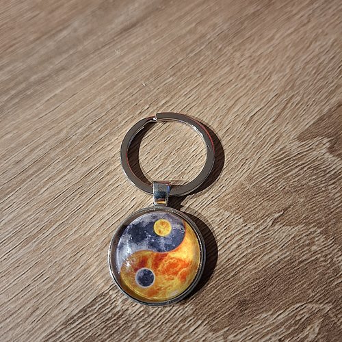 Porte-clés ying yang