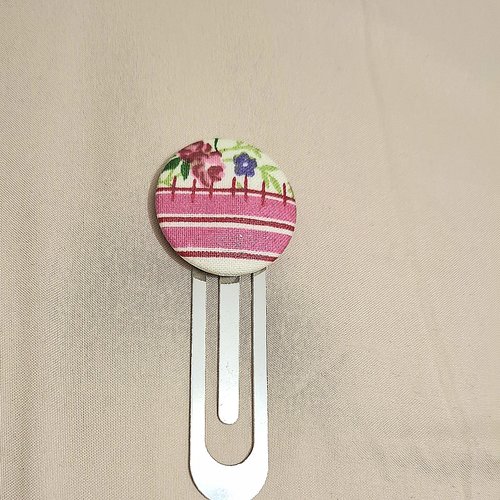 Marque page tissu