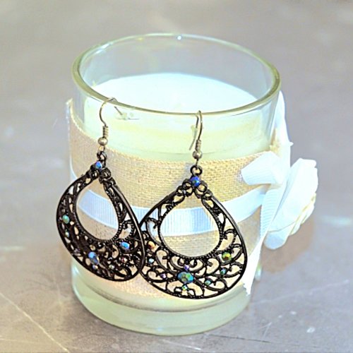 Boucles d'oreilles pendantes ethniques