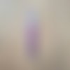 Stylo violet perles bleues