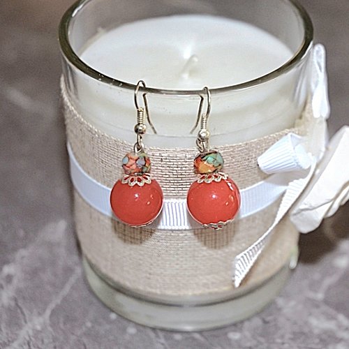 Boucles d'oreilles pendantes très chic