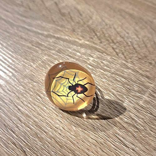 Bague réglable araignée
