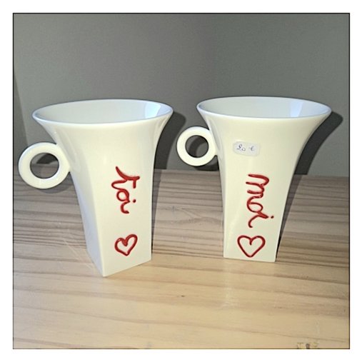 Duo de mugs toi et moi