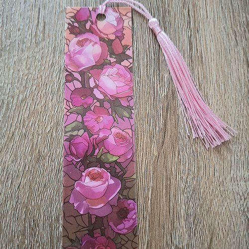 Marque page les roses sont roses