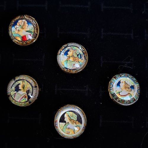 Bagues reglable cabochon style moyen age