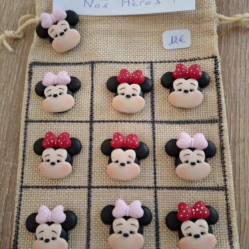 Jeu morpion nos heros minnie