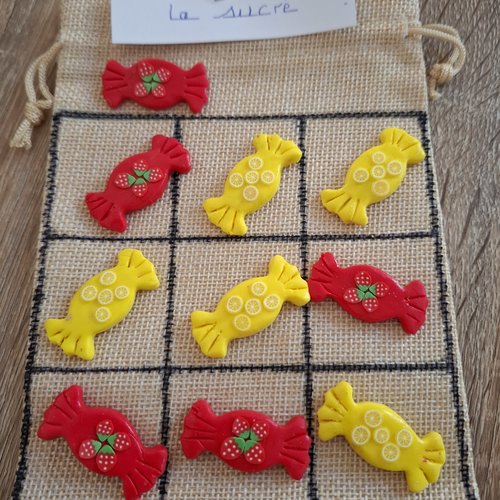 Jeu morpion le sucré