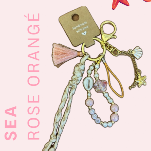 Porte-clés sea - rose orangé