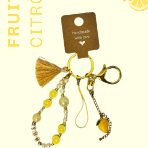 Porte-clés fruity - citron