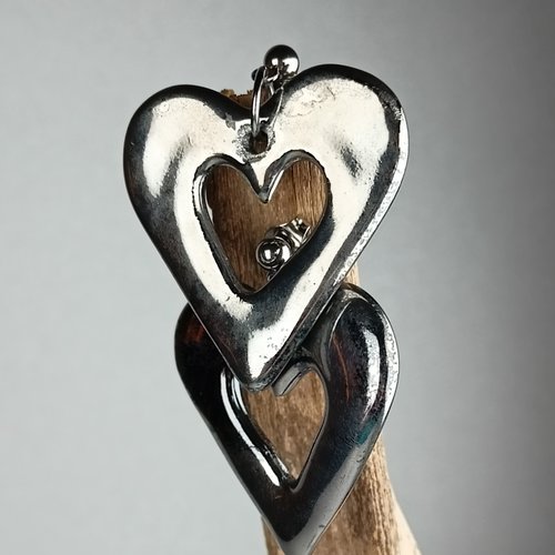 Boucles d'oreilles porcelaine platine riana