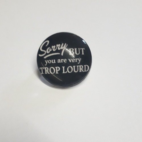 Badge humoristique