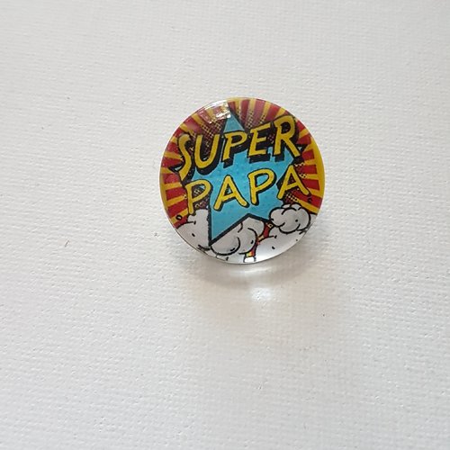 Badge "super papa"