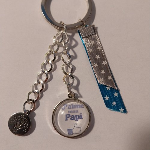 Porte clés "j'aime mon papi"
