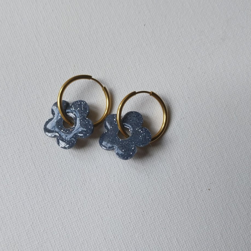 Boucle d'oreilles interchangeable