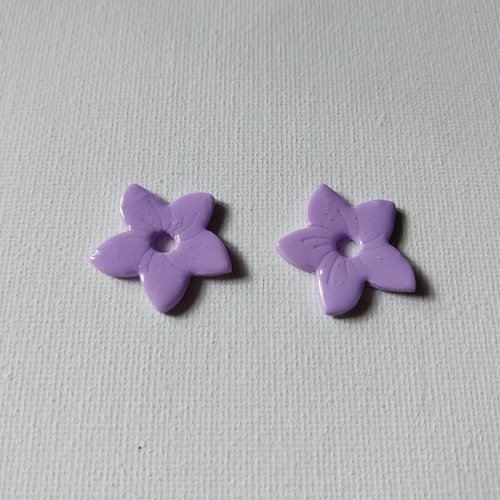 Pampille interchangeable mauve
