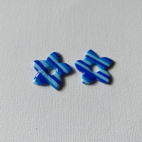 Pampille interchangeable bleue