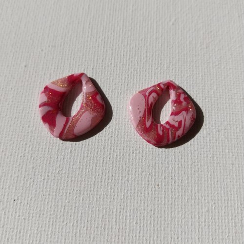 Pampille interchangeable rose