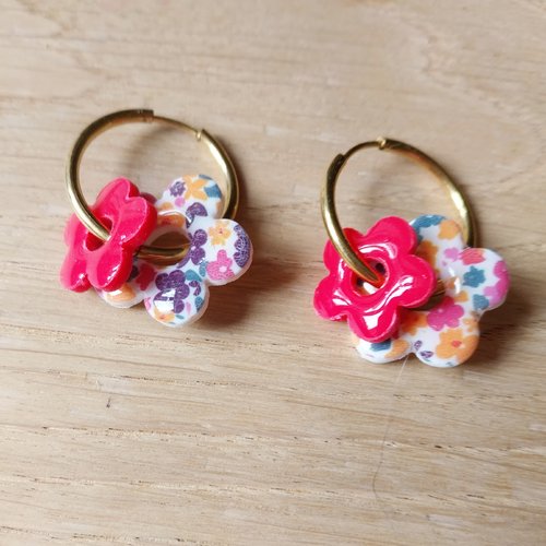 Boucle d'oreilles interchangeable
