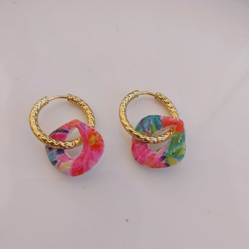 Boucle d'oreille interchangeable