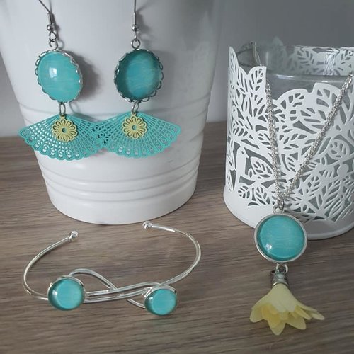 Parure cabochon