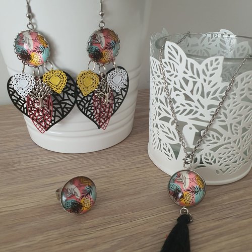 Parure cabochon