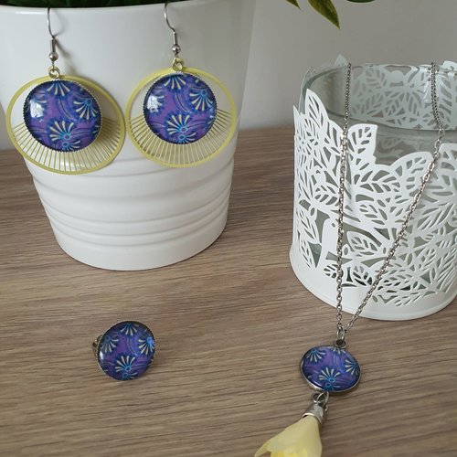 Parure cabochon