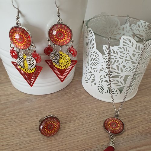 Parure cabochon